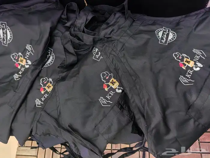 تطريز زي موحد مريلة تيشيرتات كابات 7