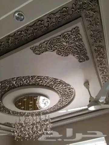 ديكورت دخاليه وحفر مغربي وجميع الجبسيات وبديل الخشب وارخام 8