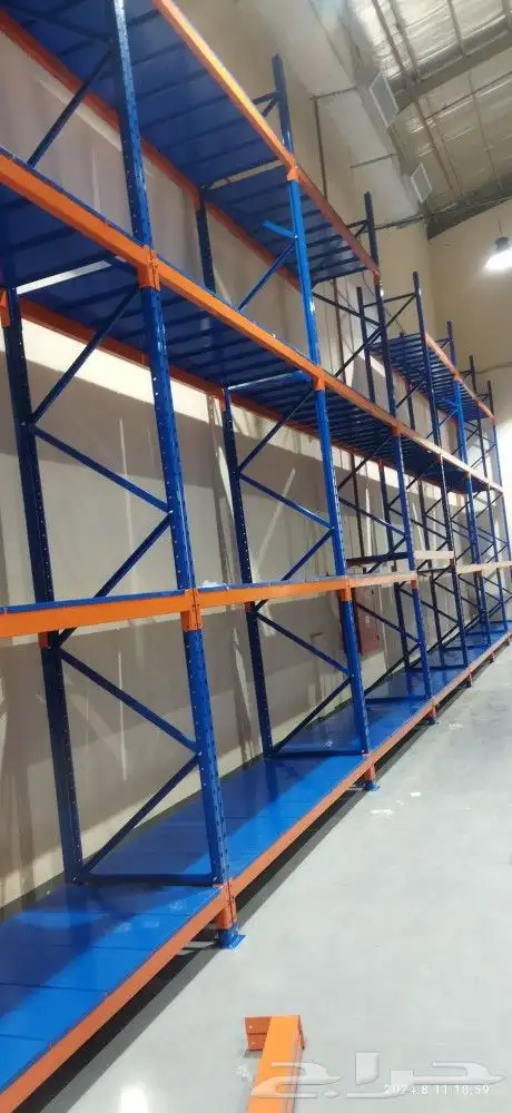 بيع جميع انواع الرفوف مستخدم وجديد مستودعات بقالات 0