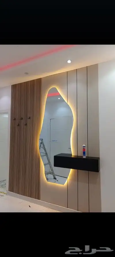 ديكورات داخليه تنسيق مداخل خلفيات شاشه ارضياة باركيه خشب 2
