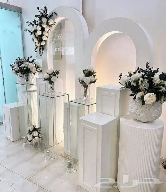 تأجير بكجات مداخل كوشه تخرج زفاف ميلادكنب طاولات طعام الرياض 7