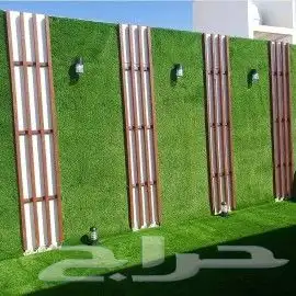 مضلات  سواتر عشب صناعي تنسيق حدايق برجولا 9