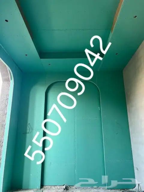 جبس بورد دهانات شيبور ديكورات فوم بديل حجر خشب رخام 1