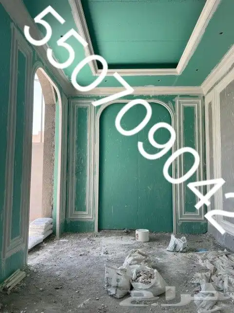 جبس بورد دهانات شيبور ديكورات فوم بديل حجر خشب رخام 0