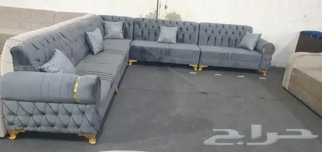 كنب جديد جاهز حرف ال و7نفر بأسعار مناسبة شامل التوصيل 27