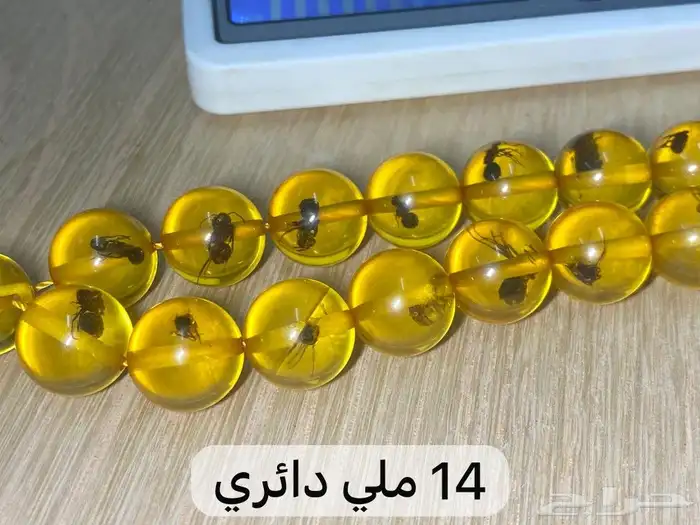 سبحة تراب الكهرمان محشرة 29