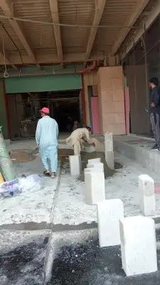انتر لوك وأرصفه و تشجير و أعمال المسطحات 4