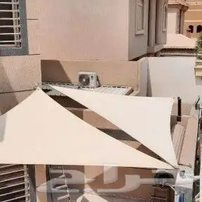 مظلات شد إنشائي مظلات ممرات مظلات ارتداد بيوت شعر سواتر 7