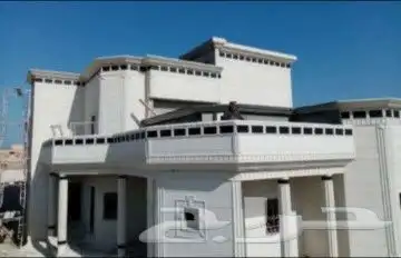 لياسه ملونة وديكورات خارجيه بطحاء الرياض تصميم الحجر الطبيعي 9