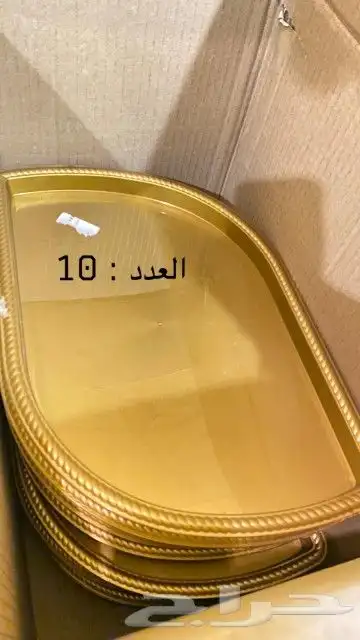 تباسي و طوفريات وفازة وصحون بلاستيك للحلويات والتمريات 8
