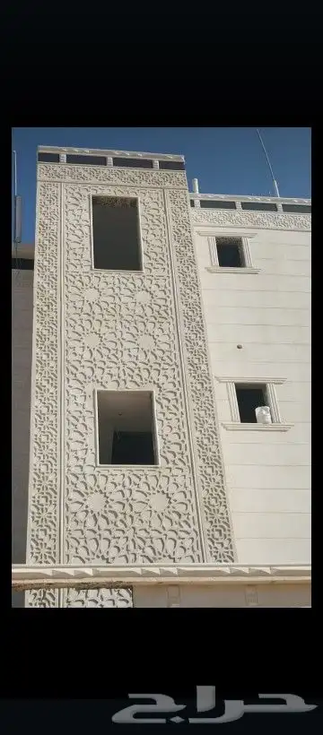 لياسه ملونة وديكورات خارجيه بطحاء الرياض تصميم الحجر الطبيعي 4
