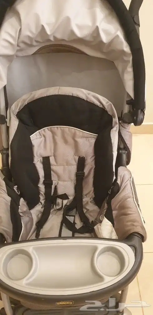 كرسي طعام و كرسي سيارة و عربة اطفال chicco 1