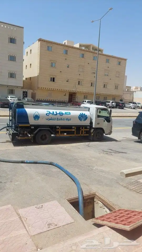 وايت مياه تحلية 6طن لتعبئة الخزانات الأرضي والعلوي 3