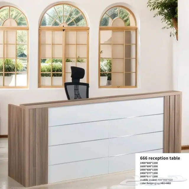 جديد كونترات مكاتب استقبال (كاونترات مقاس كبير مع ادراج) 7