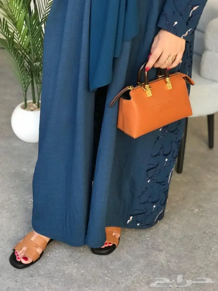 طقم شنطة فندي وسليبر هرمز 1