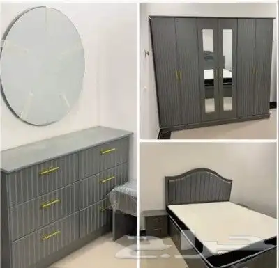 غرف نوم جاهز وسرير ودلاب جاهز 3