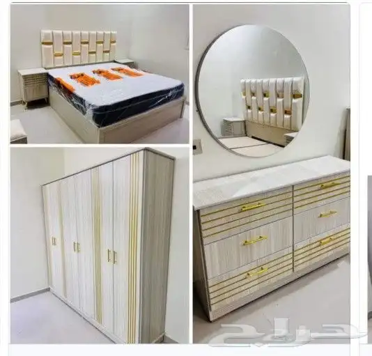 غرف نوم جاهز وسرير ودلاب جاهز 6