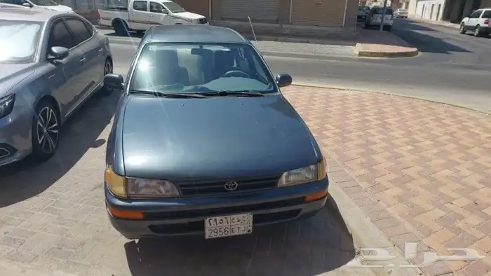 تويوتا كورلا 1993 . جير عادي   اسماره سارية   فحص ساري 3