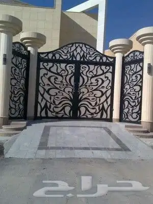 باب حديد شباك مزله المنيوم 5