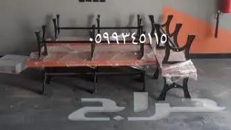 كرسي بنش دسك زبالة براميل طاولة مدارس حاوية خشب وحديد معالج 15