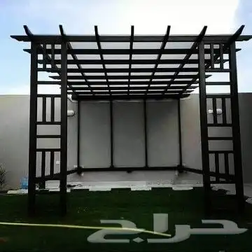 باب حديد شباك مزله المنيوم 2