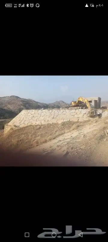 بوكلين لبنيان الحجر وقص اراضيمحايل عسيروضواحيها بلكاش وتقصيد 5