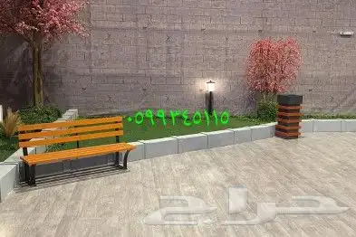 كرسي بنش دسك زبالة براميل طاولة مدارس حاوية خشب وحديد معالج 7