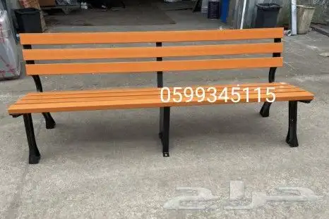 كرسي بنش دسك زبالة براميل طاولة مدارس حاوية خشب وحديد معالج 6