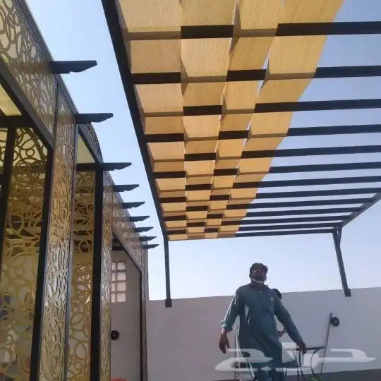 مضلات سواتر برجولات جميع انواع الحداده 1