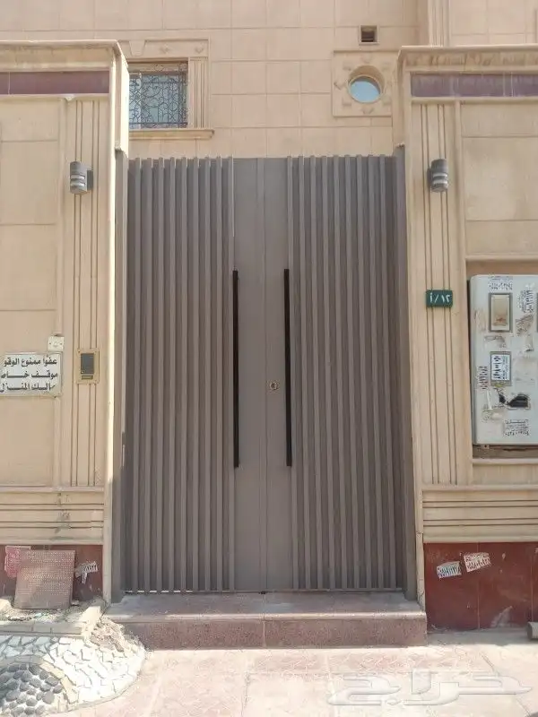 باب حديد شباك مزله المنيوم 4