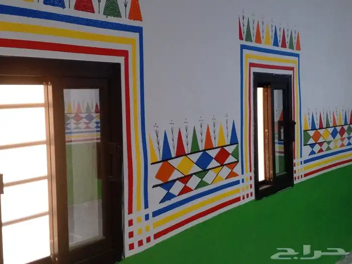 رسم القط العسيري 1