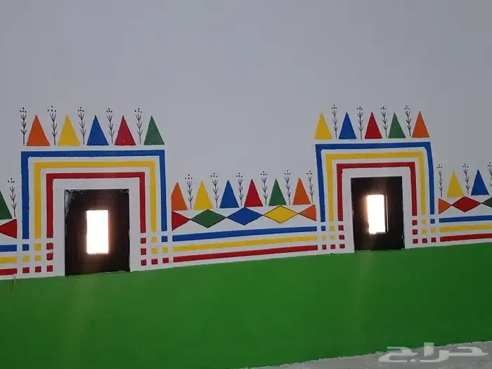 رسم القط العسيري 5