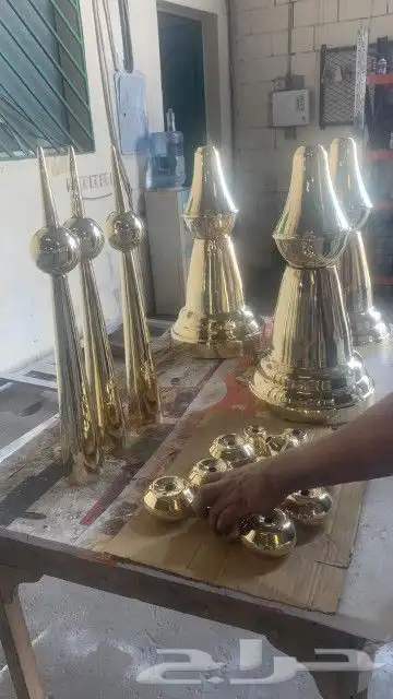 تغطيس نيكل وكروم جلفنه فضي وذهبي دهان فرن حاري 1