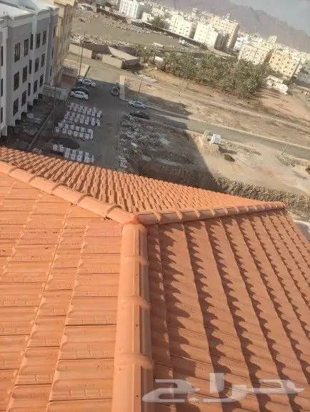 قرميد معدني مع العوازل وقرميد فخار اقل تكلفه مع جوده عاليه 2