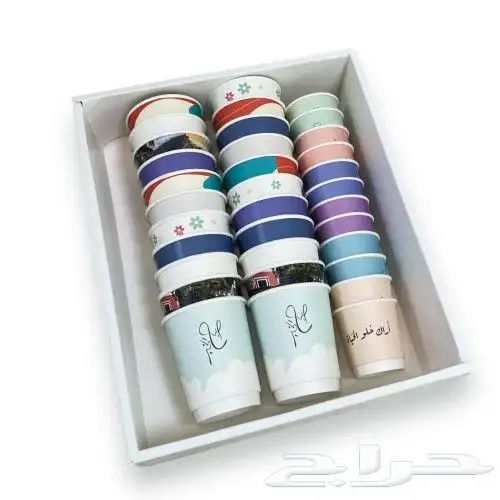 أكواب ورقيه مطبوعه 4