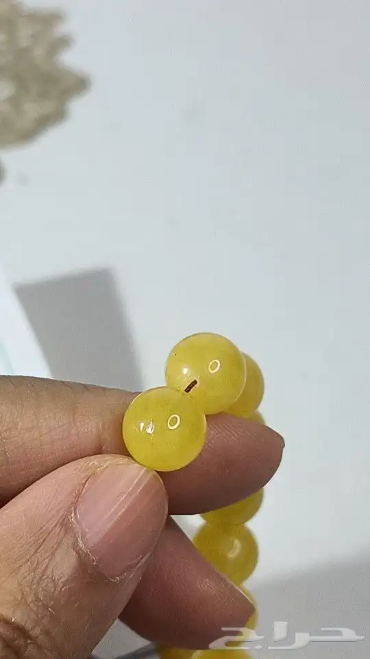 سبحة كهرمان بلطيقي طبيعي حر .. خامة ممتازة 5