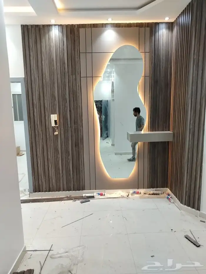 ديكورات داخليه تنسيق مداخل خلفيات شاشه ارضياة باركيه 0