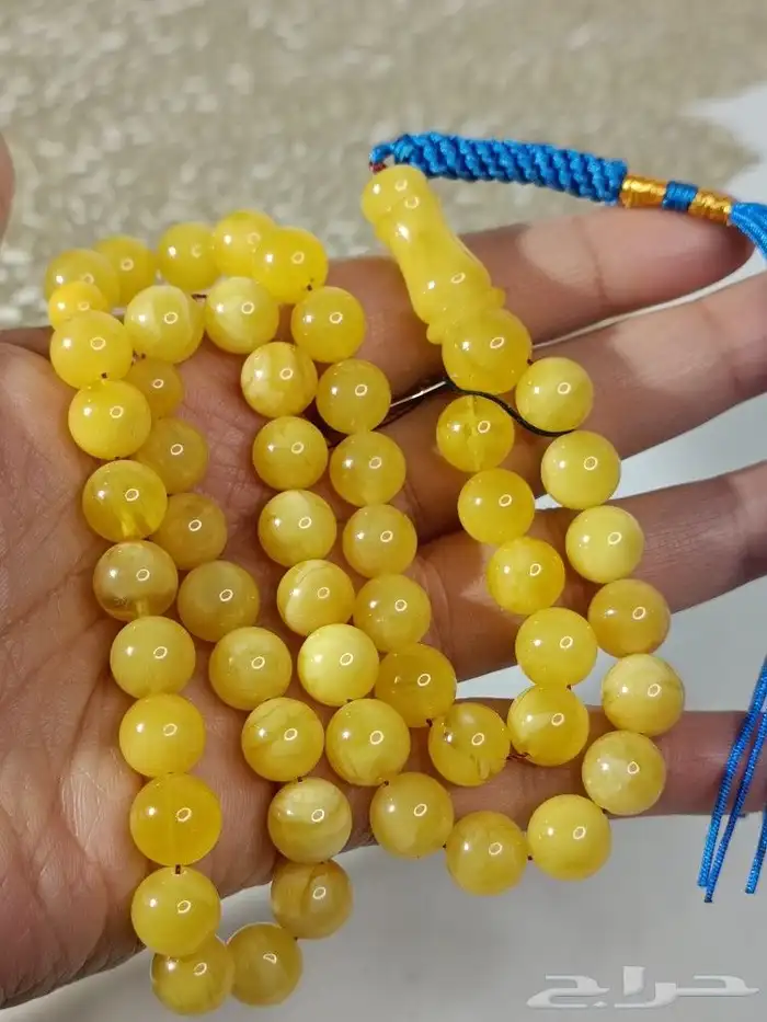 سبحة كهرمان بلطيقي طبيعي حر .. خامة ممتازة 0