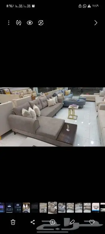 الركن الراقي تفصيل جميع انواع لكنب وستاير وتنجيد جميع الكنب 1