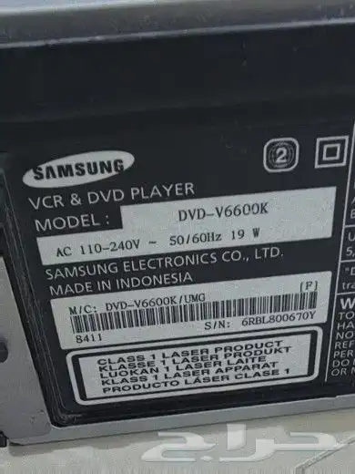 جهاز شغال شريط وCD مركةSamsung بدون رموت 1