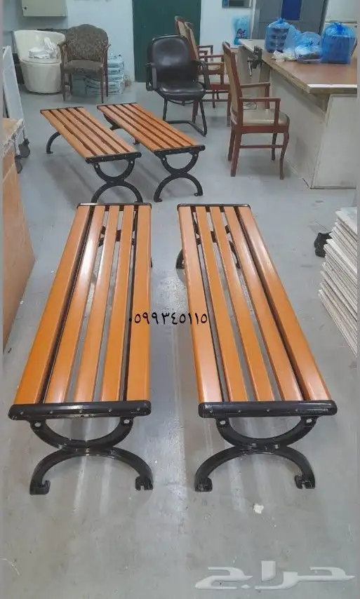 كرسي حدائق زبالة وقمامة حدائق طاولات مقاعد مدارس كرسي حديد 1