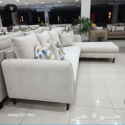 الركن الراقي تفصيل جميع انواع لكنب وستاير وتنجيد جميع الكنب 9