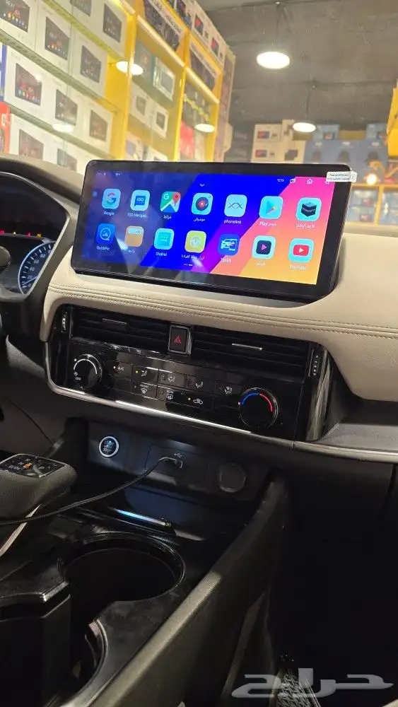 شاشة نيسان اكس تريل شكل الوكالة مقاس 12 بوصة CarPlay 2