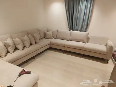 الركن الراقي تفصيل جميع انواع لكنب وستاير وتنجيد جميع الكنب 0
