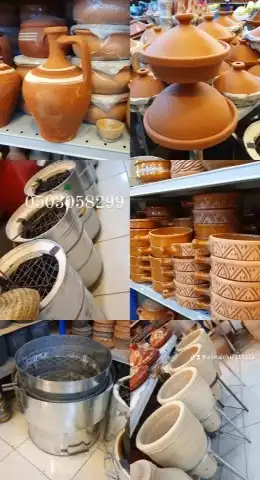 فخاريات كاسات فخار شاي قدور ازيار مراكن شجر حوض زراعي 11