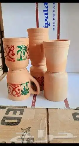 فخاريات كاسات فخار شاي قدور ازيار مراكن شجر حوض زراعي 2