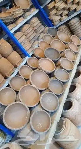 فخاريات كاسات فخار شاي قدور ازيار مراكن شجر حوض زراعي 19