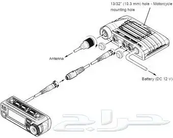 لاسلكي ياسو ftm-10 للدراجات النارية 1