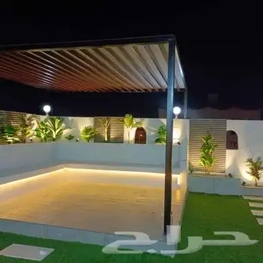 تنسيق حدائق مظلات نوافير شلالات 0