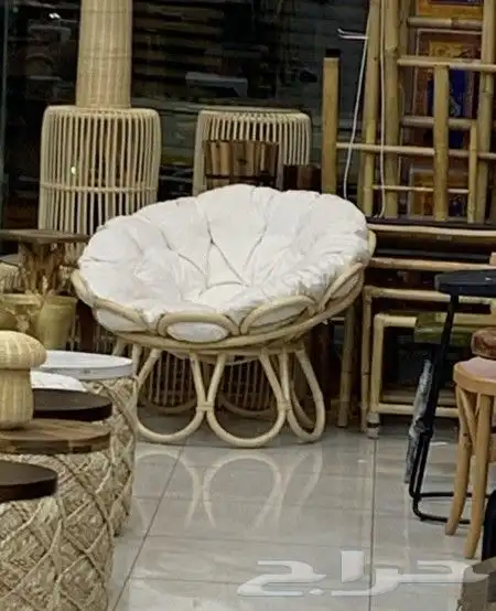 جلسات خيزران كراسي وطاولات 6